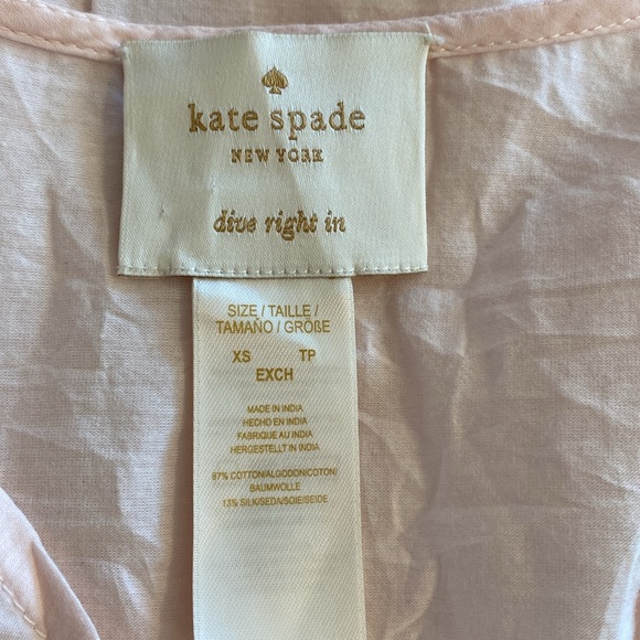 Kate Spade Dive Right In Swim Silk Blend Cover-up, Size XS - Picture 12 of 13